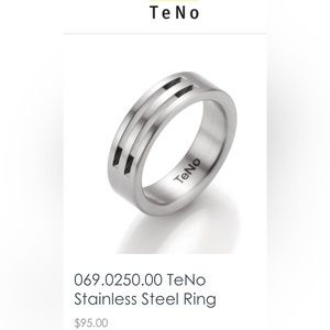 TeNo jewelry men’s ring size 10.5 finest stainless steel